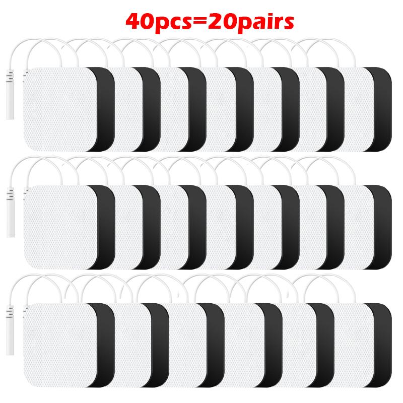 Электроды для TENS EMS, подушечки, аксессуары для физиотерапии, нетканый материал, самоклеящиеся сменные пластыри для электрического массажера EMS