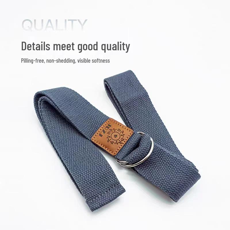 Ремень для растяжки без эластичности для вспомогательного удлинения в йоге Айенгара