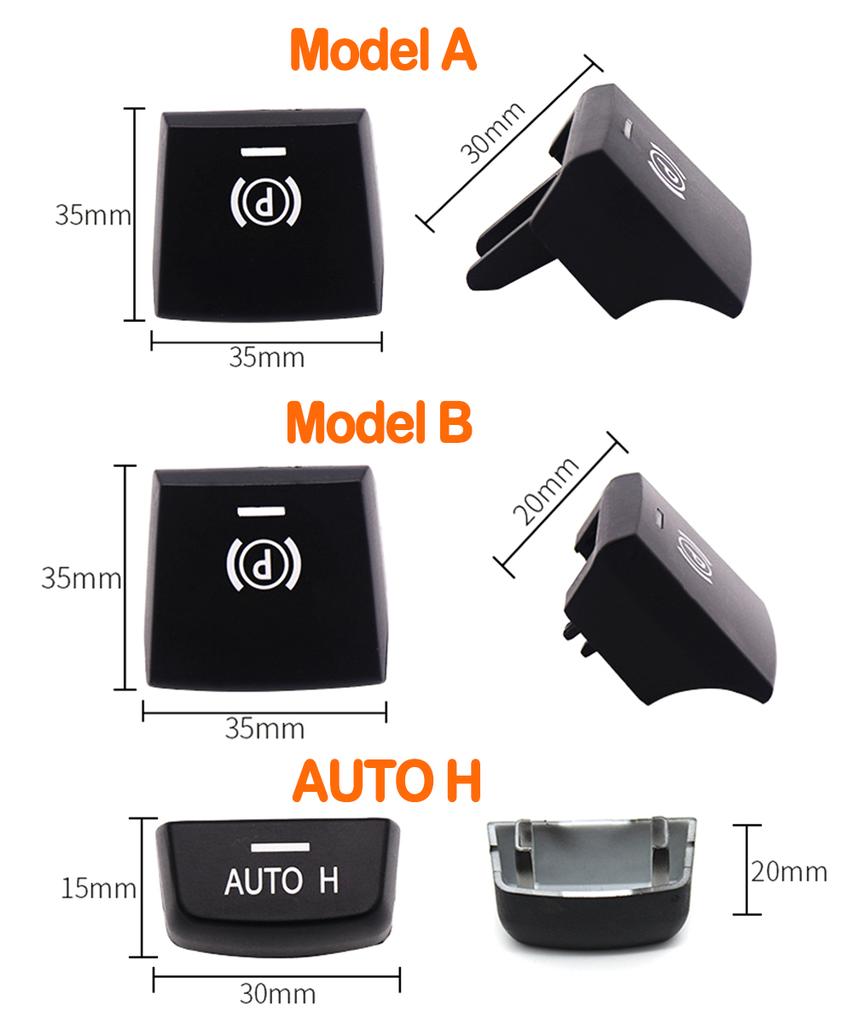 Electronic Handbrake Parking Brake Switch Auto P Button Cover For BMW 5 6 7 X3 X4 X5 X6 F Series F01 F02 F10 F12 F15 F16 F25 F26