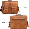 Brown Handmade Leather Messenger Bag for Men Laptop Stylish Versatile Mens Brown Leather Briefcase Bag for Men Leather Laptop Bag