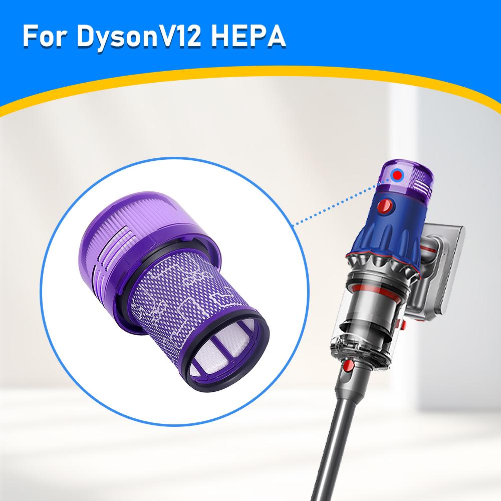 Моющийся HEPA-фильтр Replacement для пылесоса Dyson V10 V10 Slim V11 V12 V15 Фильтр для аксессуаров для уборки дома