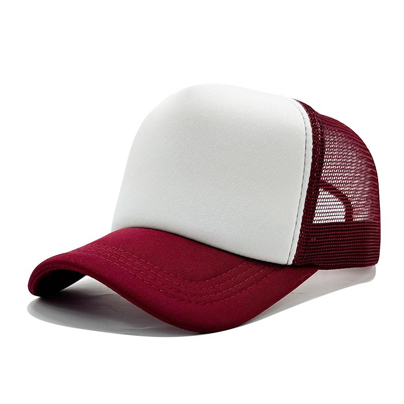 High Quality Custom 3D Embroidery Sublimation Print 5-Panel Trucker Mesh Cap Baseball Gorras Blank Foam Trucker Hat