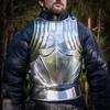 Medieval Warrior German Gothic Body Armor - Front  Back Plate Medieval Inspired 18 Gauge Mild Steel Cuirass Knight Costume Armor Set