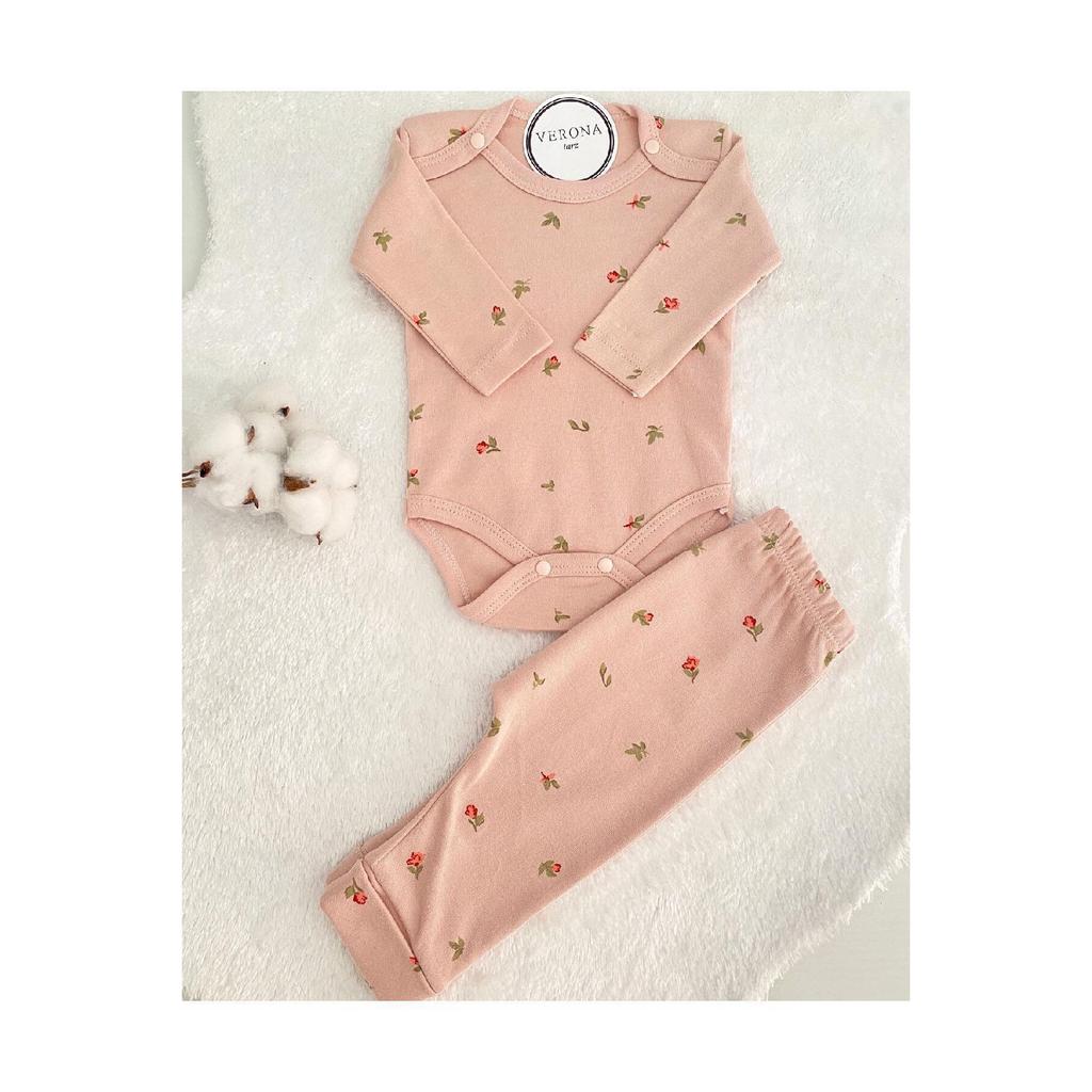 Сезонный комплект из 2 предметов для маленьких девочек, верхняя одежда с застежкой на кнопки, наряд для новорожденных, повседневная одежда