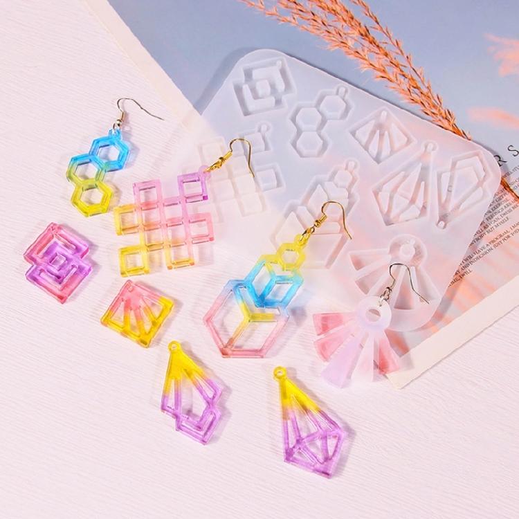 Серьга Подвеска Силиконовая Форма Сердце DIY Форма для Эпоксидной Смолы Инструменты для Изготовления Украшений