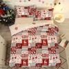 Christmas Snowflake Comforter Bedding Set Home Duvet Cover Warm Hotel Decor King Queen Single Hot Sale