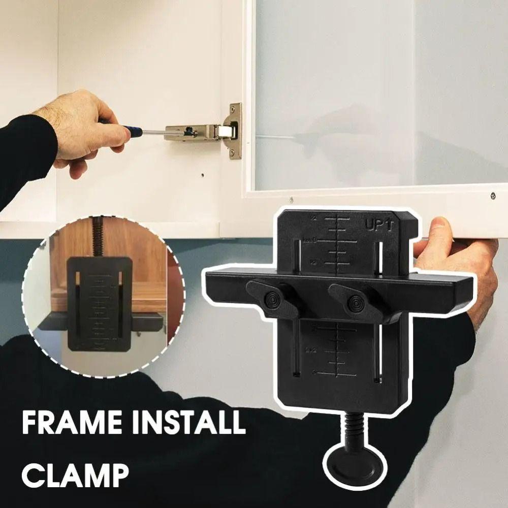 С регулируемой ручкой, позиционер для установки дверцы шкафа, напольный зажим для поддержки шкафа, бытовой