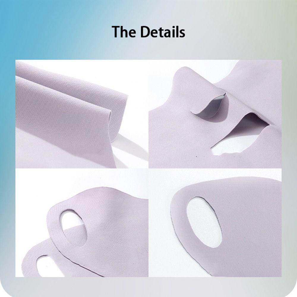 Solid Color Silk Scarf Outdoor Sunscreen Mask Ice Silk Face Scarf Sunscreen Veil Anti-uv Face Cover