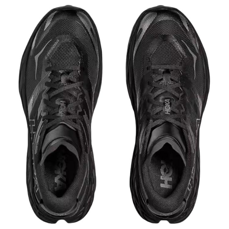 HOKA One One Speedgoat 7 Удобные Универсальные Кроссовки для Трейлраннинга Мужские Черный 1171928-BCKT