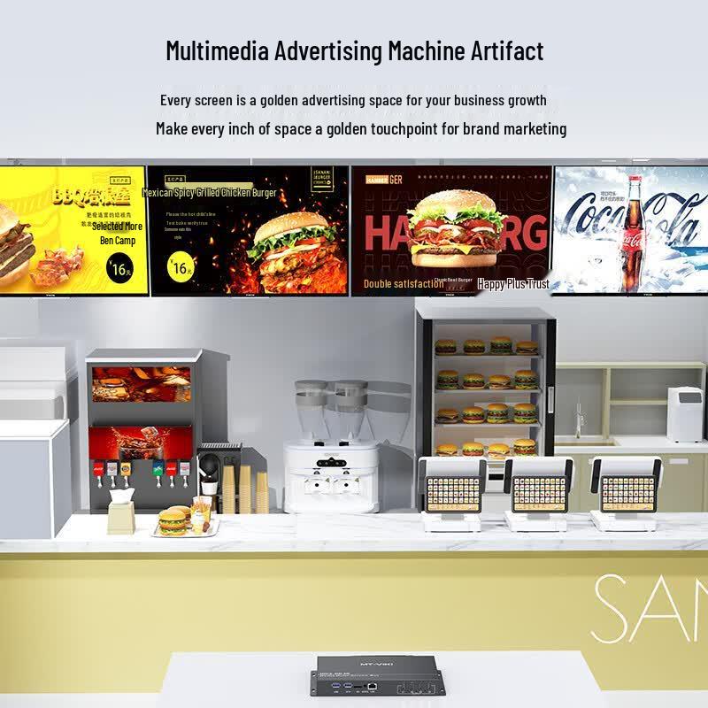 MaxTronic MT-HDAX4 HDMI Мультиэкранный сшиватель 4K 60 Гц
