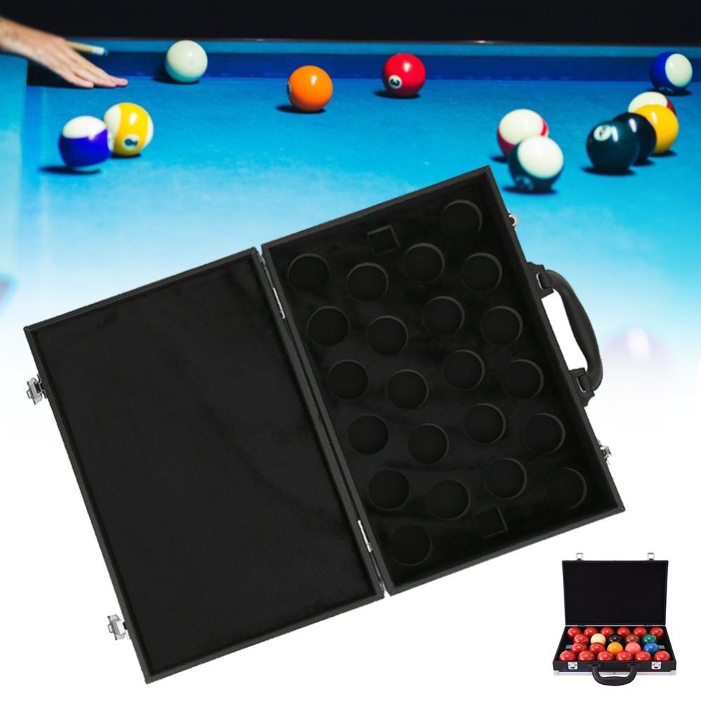 Metal Latches Billiard Ball Storage Box Hard Shell Protective Cover  Snooker Accessory Storage