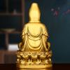 Brass South China Sea Willow Branch Avalokitesvara Bodhisattva Figure Decoration Living Room Ornaments