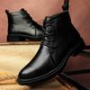 Мужские ботинки из натуральной кожи, модные мужские ботинки для мотокросса, теплые зимние ботинки на шнуровке для мужчин, новое поступление, мужские ботильоны для активного отдыха