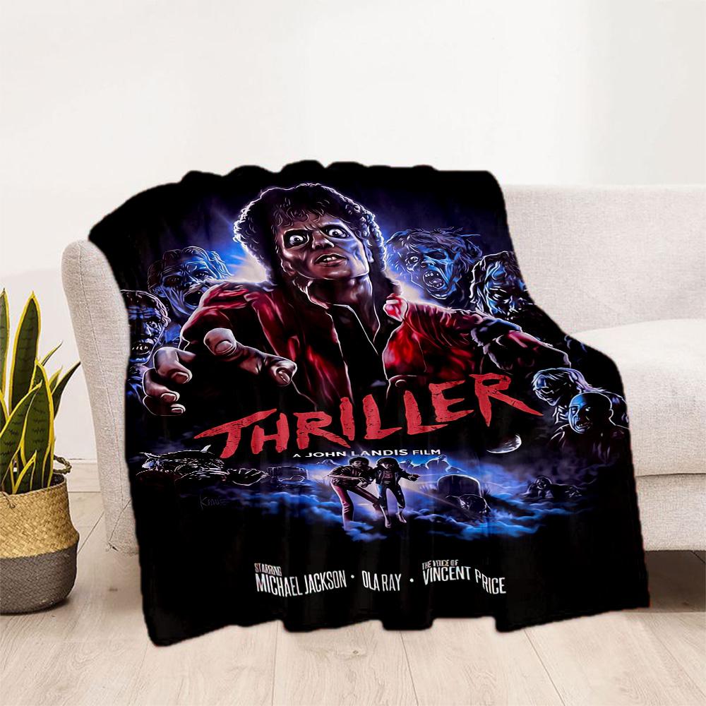Michael Jackson 189 Blanket Warmthful Decor Great for Picnics Chair Livingroom Four Seasons Multipurpose Digital Print