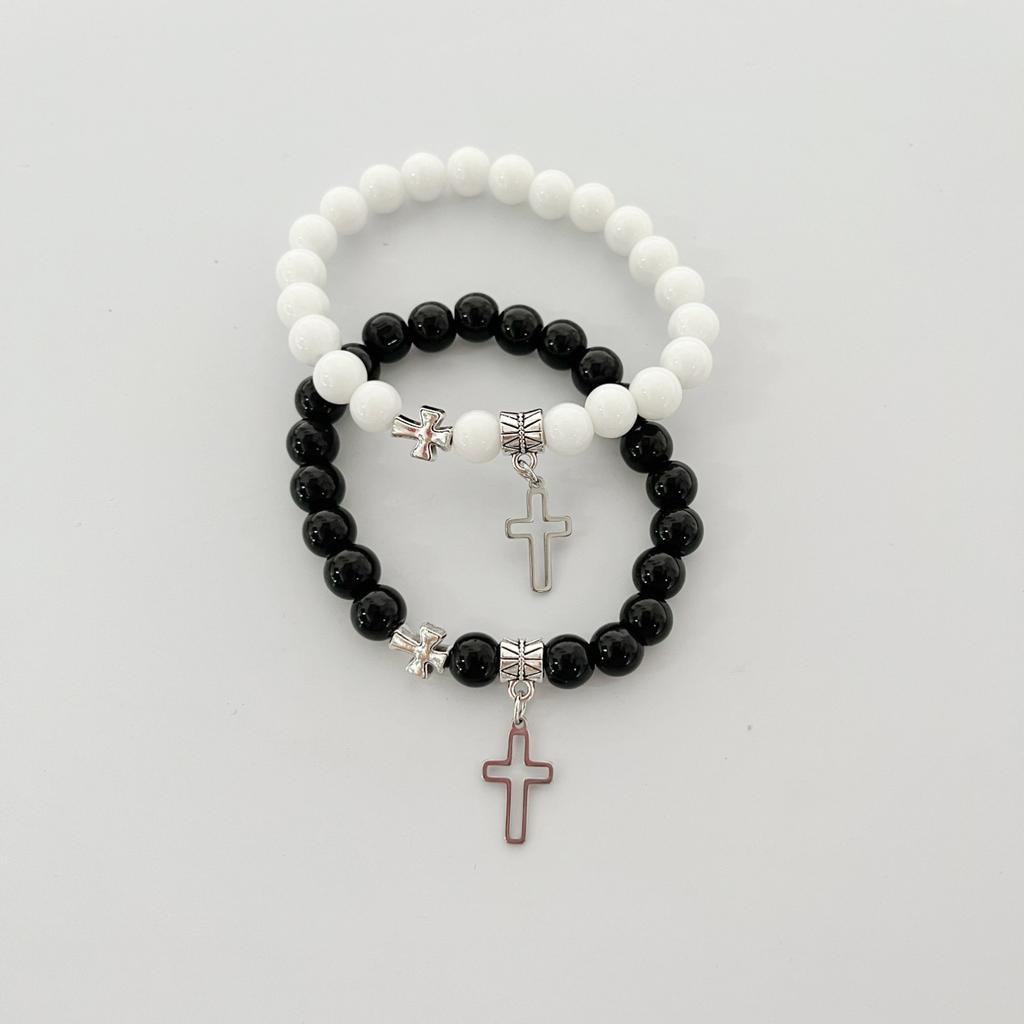 JYL TS Bracelet Men's Trendy  Beaded Boosts Modern Charm & Success Luck