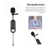 Andoer Wireless Lavalier Lapel Mic Перезаряжаемая микрофонная система с шумопроводом 20