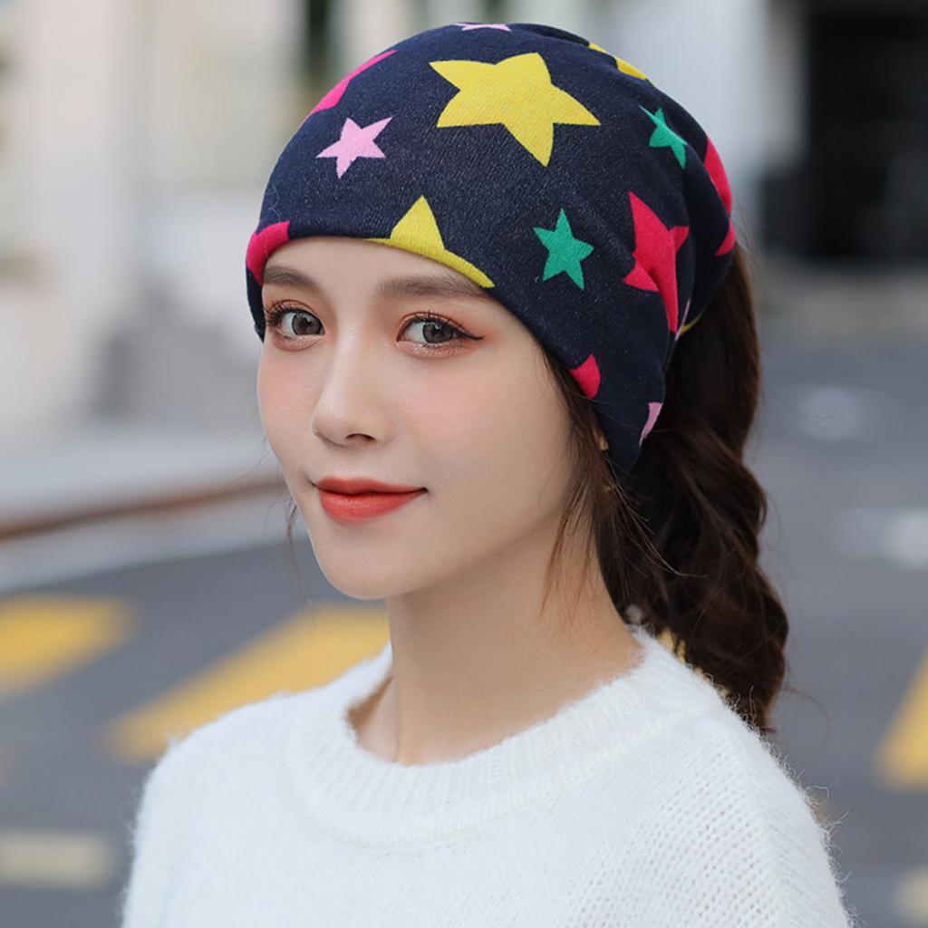 Women's Warm -use Pullover Sports Hat Casual Ear Cap