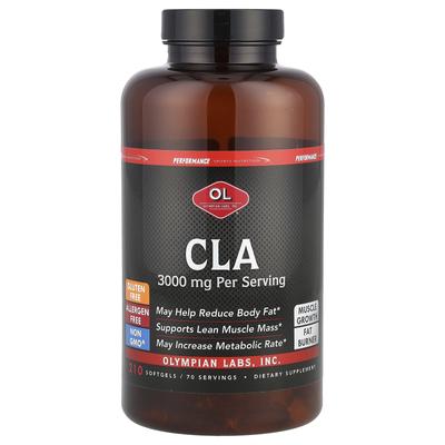 CLA, 3000 мг, 210 мягких капсул (1000 мг на мягкую капсулу)