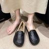 Mao Mao Shoes Women's Winter Velvet 2025 New Versatile Flat-soled Doudou Shoes Keep Warm and Comfortable, One-pedal Cotton Shoes
