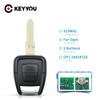 KEYYOU Автомобильный Пульт Дистанционного Управления OP1 24424723 Для Opel Vauxhall Astra Vectra Zafira Omega 3 Frontera 433 МГц 2 Кнопки