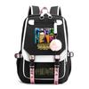 Spell Return Printed Backpack USB Ridge Protection Burden Reduction Student School Bag Simple Versatile Canvas Bag