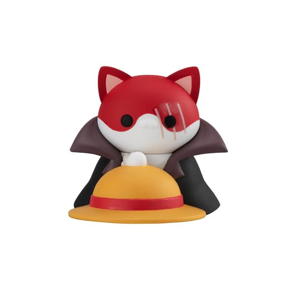 MEGA CAT PROJECT One Piece Nyan Piece Луффи и война на высшем уровне 30 мм ПВХ окрашенная готовая фигурка Нян! (BOX) Прибл.