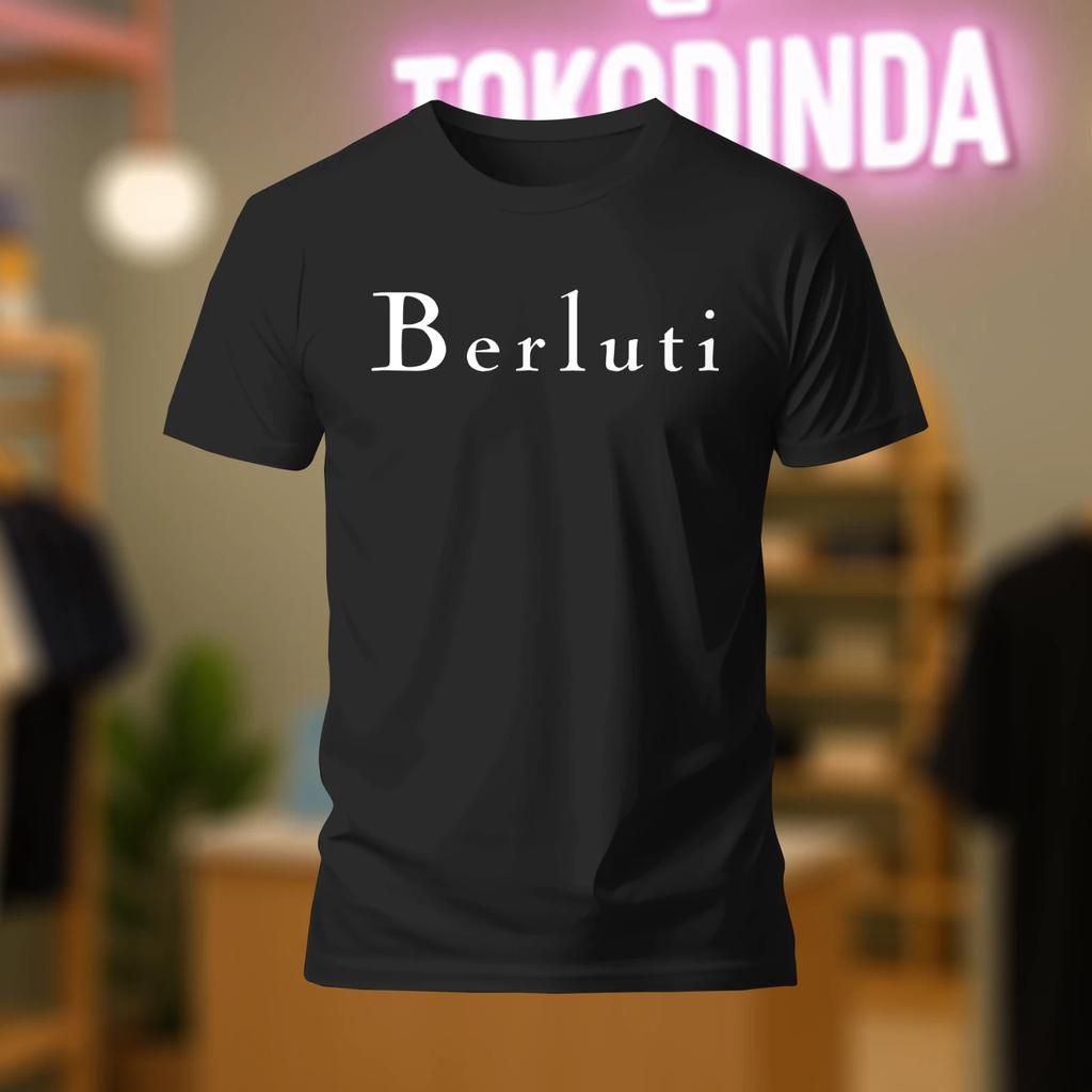 Men's and Women's T-shirts New Berluti Logo T-Shirt s-5xl