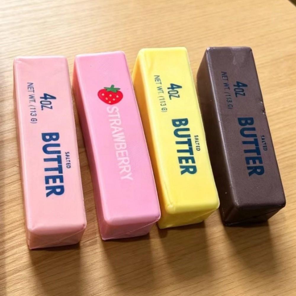 Cheese Butter Stick Squeeze Toy Slow Rising Simulation Food Fidget Toy Pinch Toy Gift