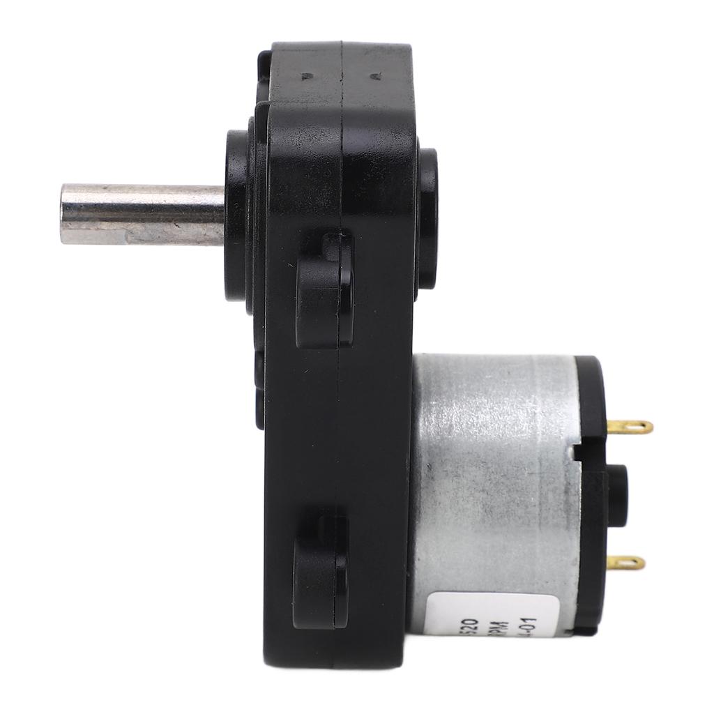 200RPM DC Speed Reduction Geared Motor Low Noise Self Locking Worm Gear Motor DC5V