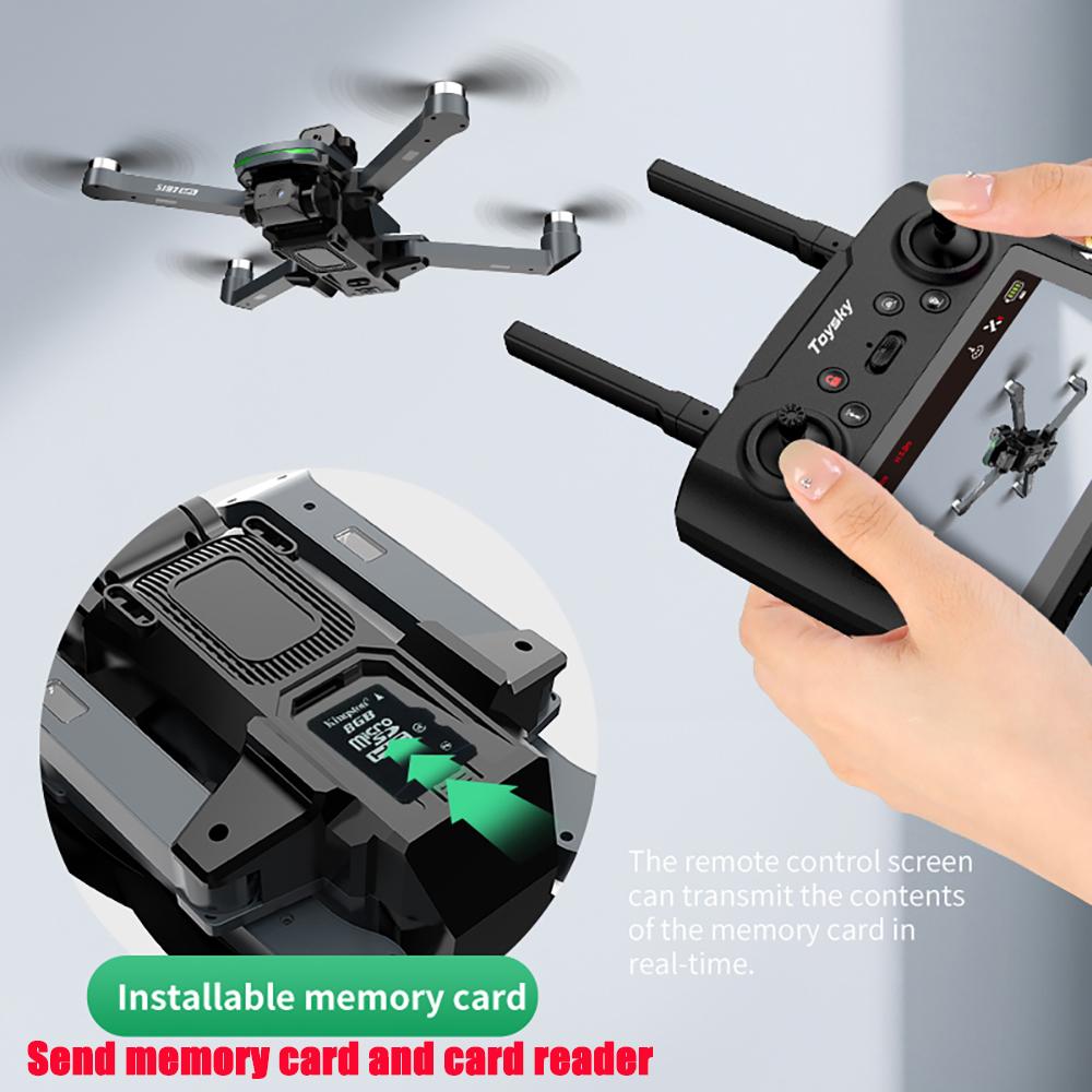 Абсолютно новый S197 GPS Max RC Drone Professional Brushless Screen Control GPS WIFI GPV HD ESC Dual Camera Obvelojet Simulator Quadcopter Toy Gift
