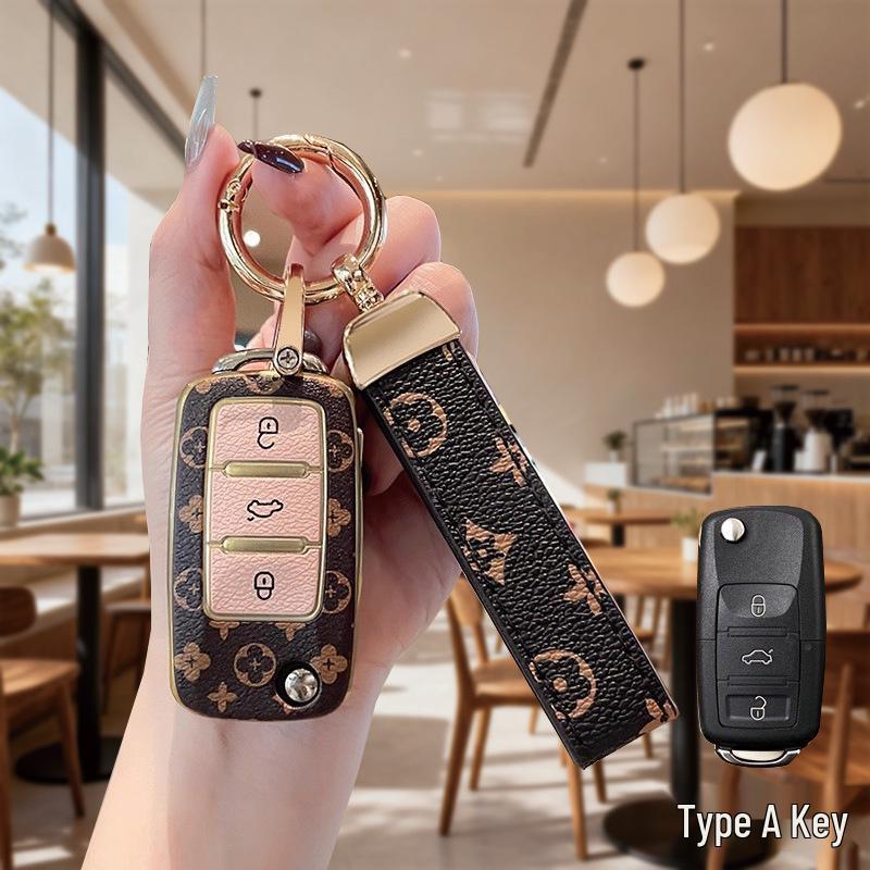 Volkswagen & Range Rover Key Cover for Tiguan, Lavida, Magotan, Sagitar, T-Roc, Teramont, Tayron, Passat