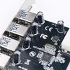 PCI-E Express expansion cards with USB 3.0 Controller, Adapter, 4 ports, 5 Gbps for PC