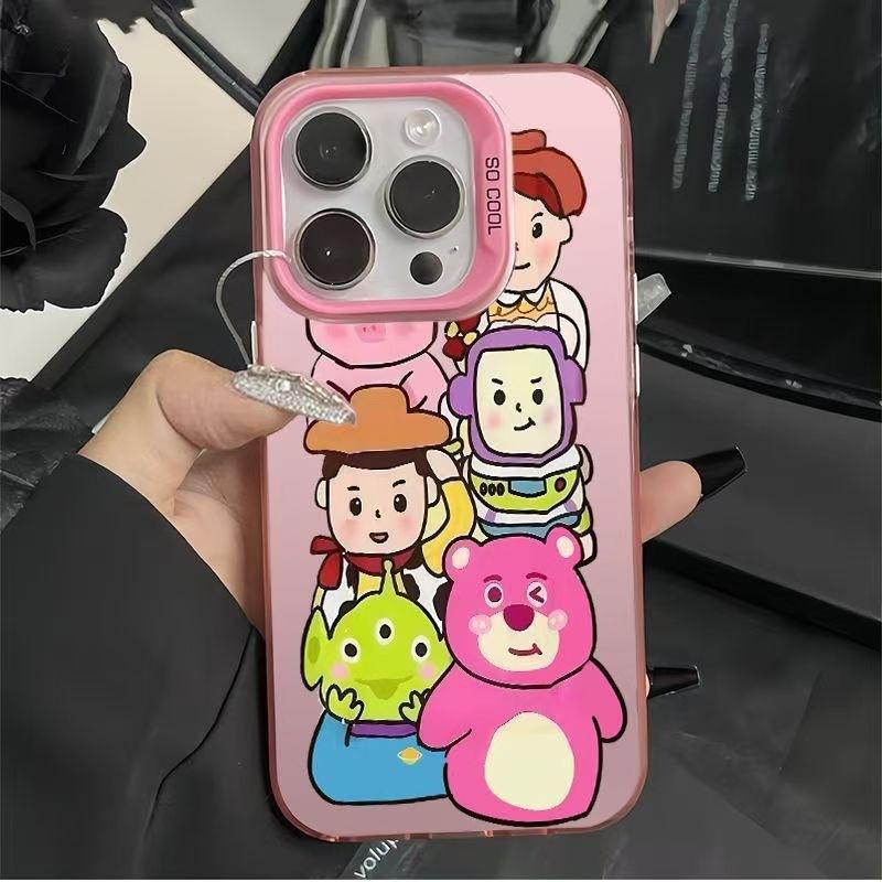 Металлические кнопки Toy Story подходят для чехла телефона Apple 15promax iPhone13/12xsmax.