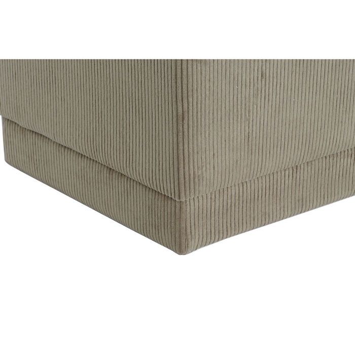 Banc banquette polyester et bois MDF DKD Home Decor
