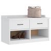 VidaXL Hallway Bench SANDNES White 87x40x50 Cm Solid Pine Wood, Bench, Entryway Bench, Shoe Bench, Bench of 4010462