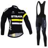 STRAVA Long Sleeve Cycling Jersey Road Mountain Bike Quick Dry Breathable Sportswear