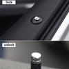 4pcs Car Door Pin Lock Lifting Bolt Trim Carbon Fibre For BMW Mercedes Benz