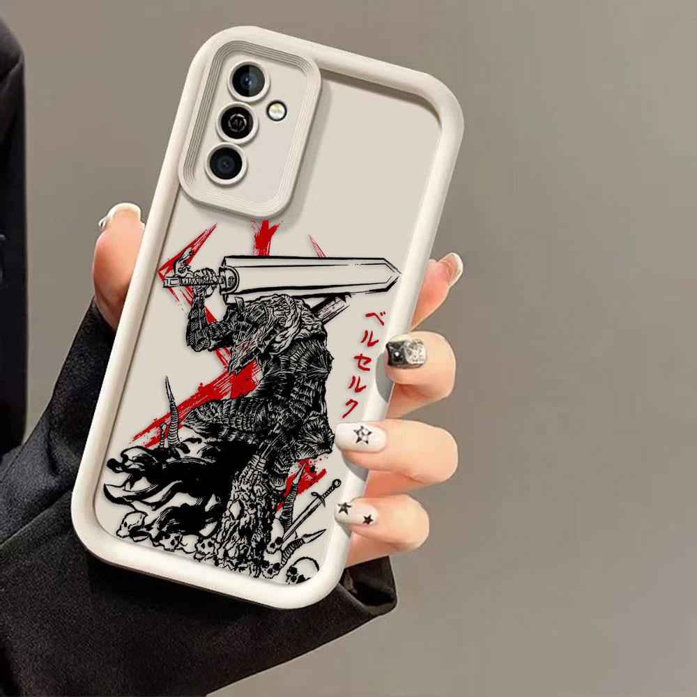 Чехол для телефона Berserk Guts Warrior для Samsung Galaxy S26 S25 S24 S23 S22 S21 FE S20 ULTRA PLUS ТПУ Чехол Funda Shell Capa Cover