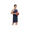 Li Ning Basketball Series Sleeveless Vest And Mid-Waist Elastic Shorts Casual Sports Set Men Sets Guangdong-Blue AATU047-1