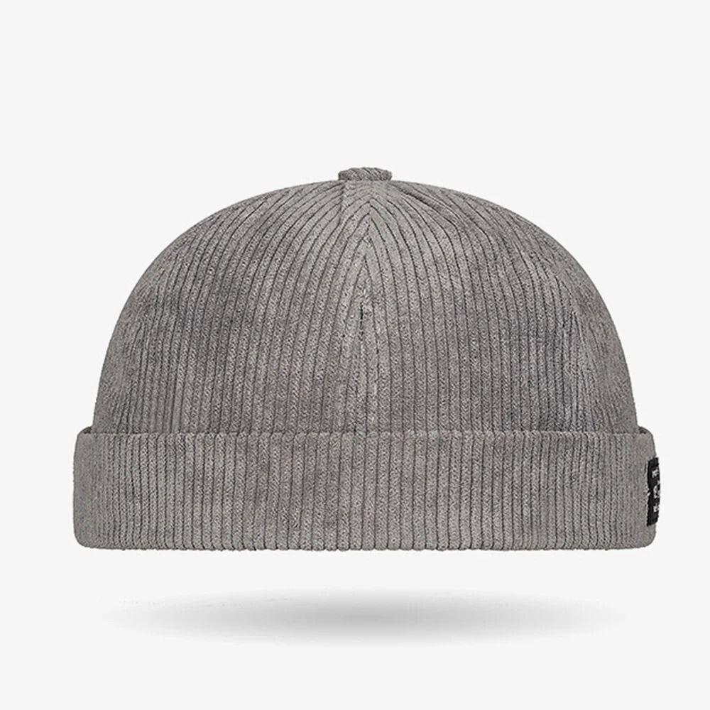 Adjustable Brimless Skullies Cap Cotton Hip Hop Hats New Landlord Docker Cap Women Men