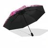 1PC Princess Crown Umbrella-8-Rib Reinforced, Automatic Open, Lightweight & Durable, Fashion Accessory for Outdoor, Beach L0420