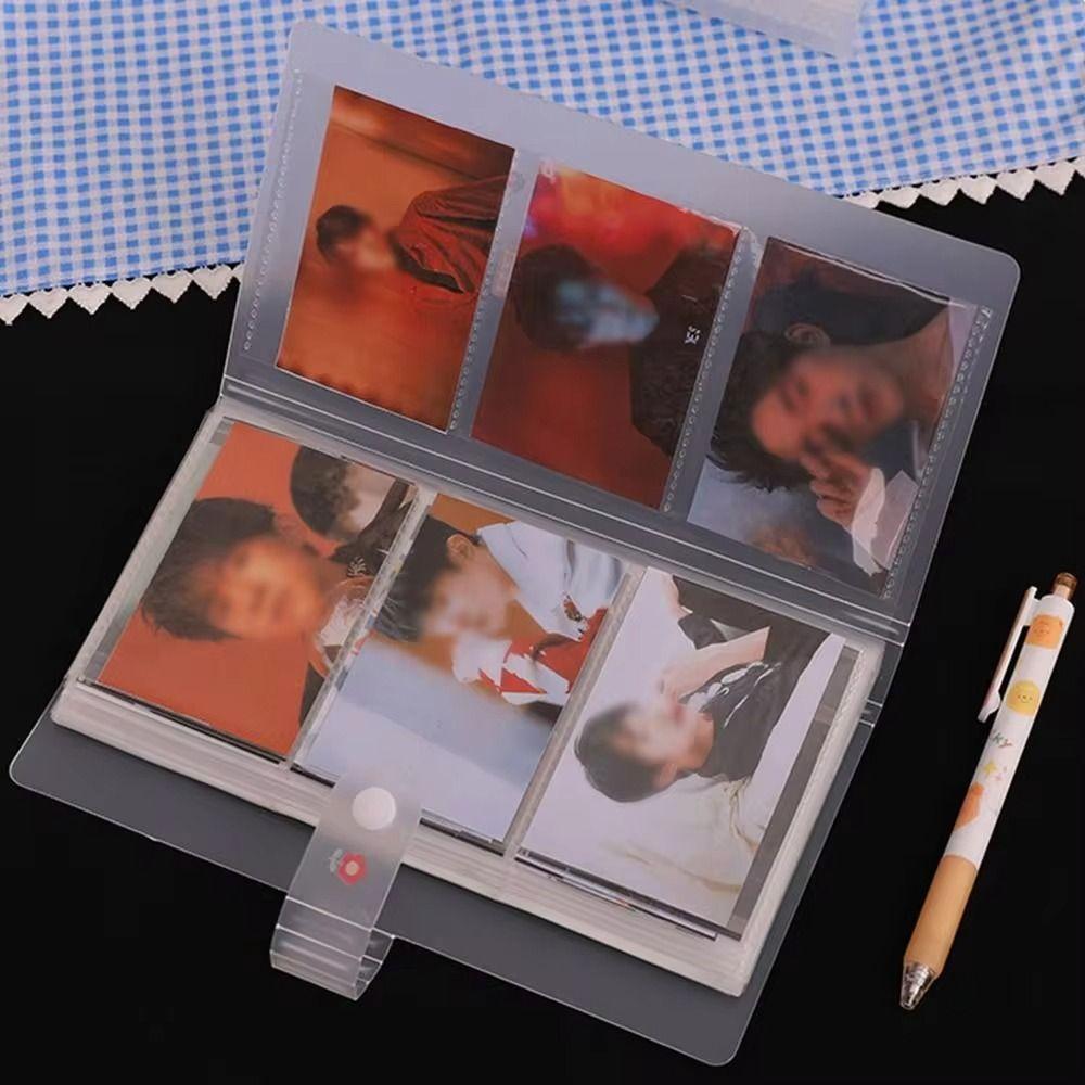 1 шт. ПВХ держатель для карточек с фотографиями 80/160 слотов держатель для фотокарточек креативный фотоальбом Idol Star