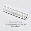 Rear Air Outlet Cover for Tesla Model 3 Highland Model Y/YL Juniper Stainless Steel Dust Protective Cover Interior Accessories