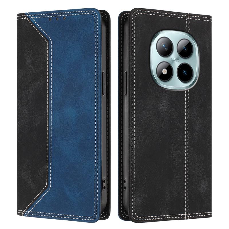 Для Xiaomi Poco M8 Pro Магнитный чехол для Coque Poco M8 Pro M8Pro Xiaomi PocoM8 Чехол для телефона Модный Цветной Блок Кожаный Fundas