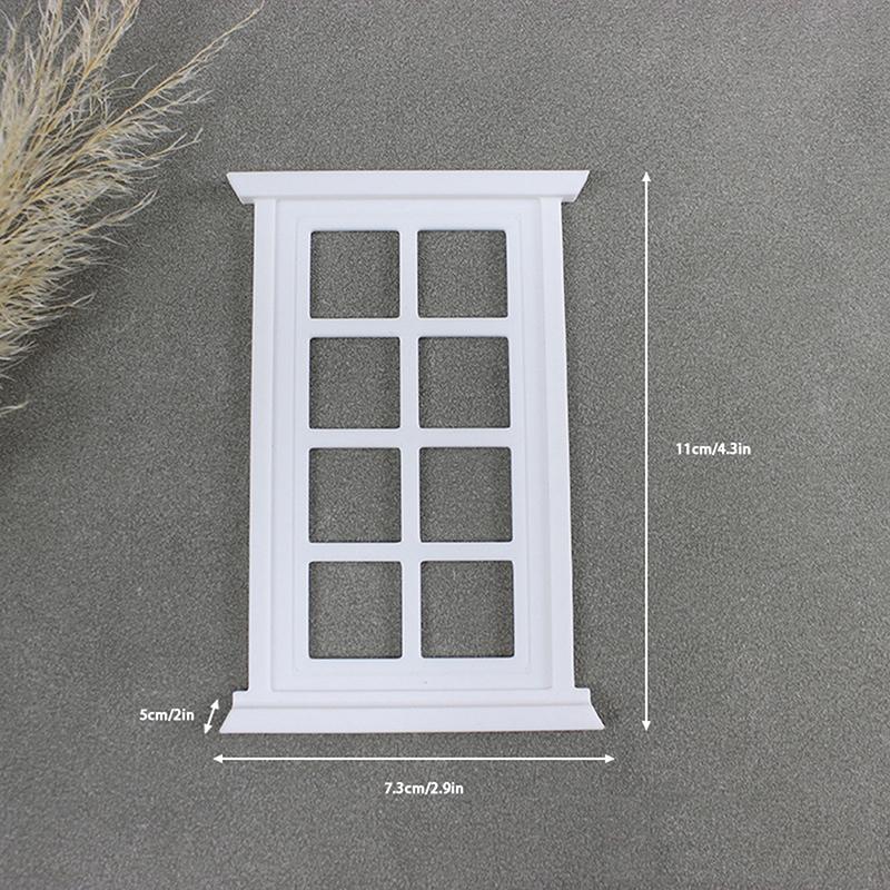 1 шт. кукольный домик миниатюрная оконная рама модель украшения окна кукольный домик 1/12 мини мебель игрушка
