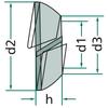 Spring ring shape C DIN 74361C Ø18.5x29mm height 7mm pack 100pcs