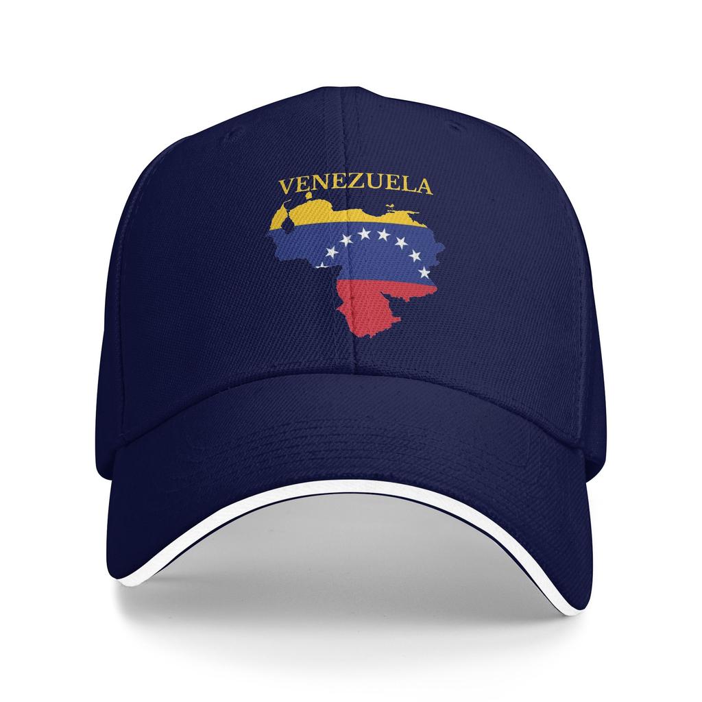 Unisex Venezuela Map Flag Venezuelan Outdoor Hat Sun Cap Casual Baseball Cap Golf Sunshade