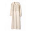 Women's Cashmere Dress 70% Wool 30% Cashmere Women's Autumn and Winter Cashmere Dress Soft and Warm