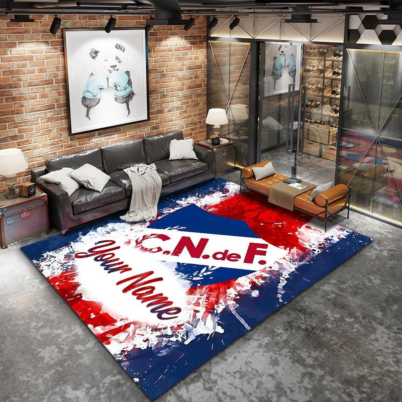 Club Nacional De Football Custom Name Carpet Rug For Living Room Bedroom Home Sofa Decoration Kids Play Nonslip Floor Mat