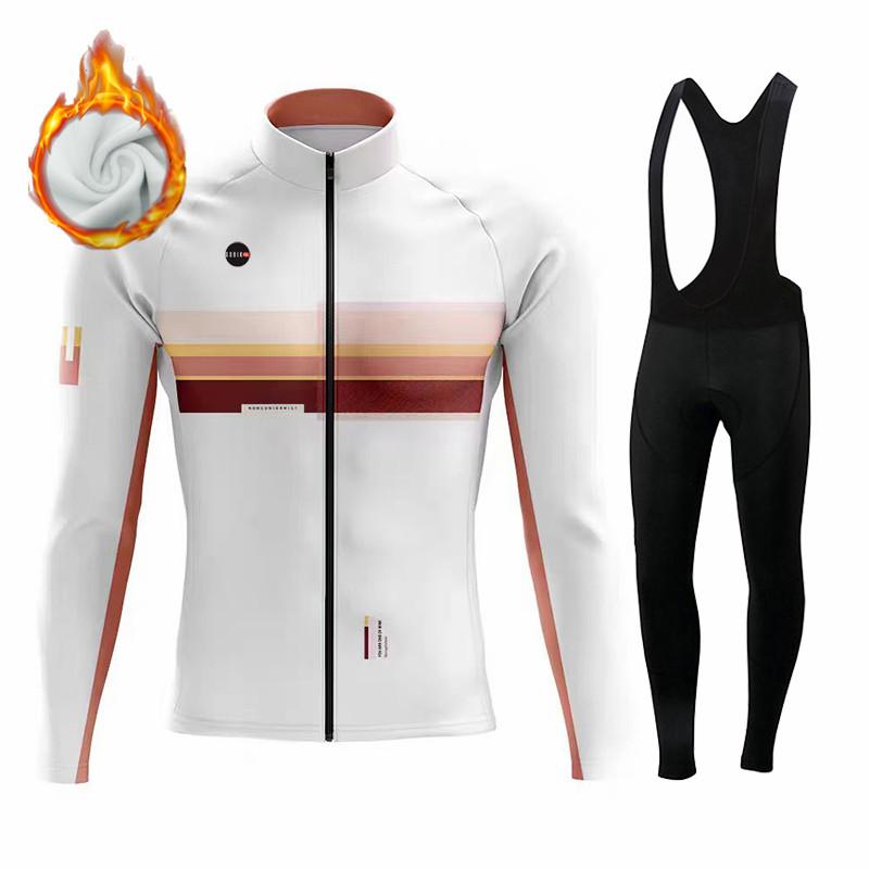 Комплект зимней велосипедной джерси Gobikful с термофлисом, велосипедная одежда, велосипедная одежда, костюм для катания на горном велосипеде
